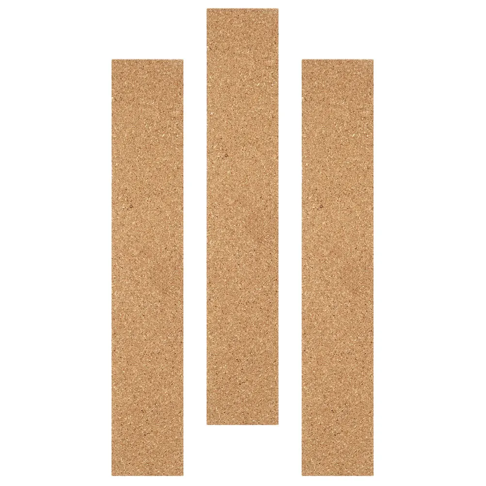

3pcs Self Adhesive Cork Strips 30x5x0.6cm Wall Sticker Office Home Decor Bulletin Board Memo Photo Display Natural Frameless