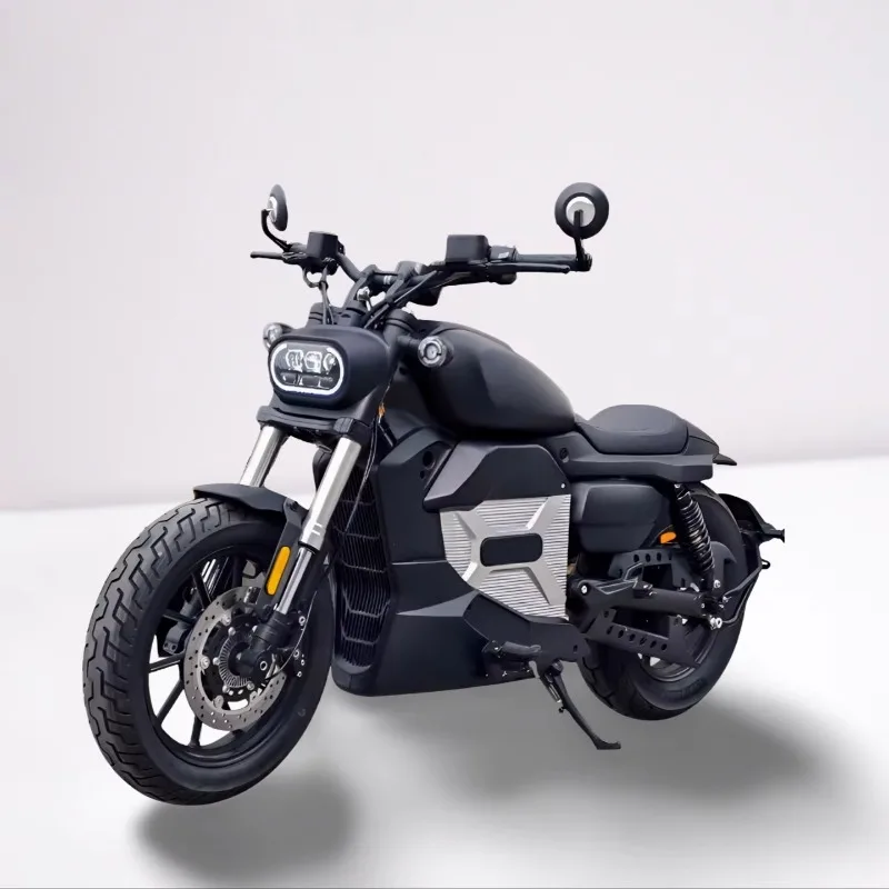 Krono Wild High Stability 8000W Electric Motorcycle With Hydraulic Suspension And Enhanced Comfort Features Suitable For Urban R