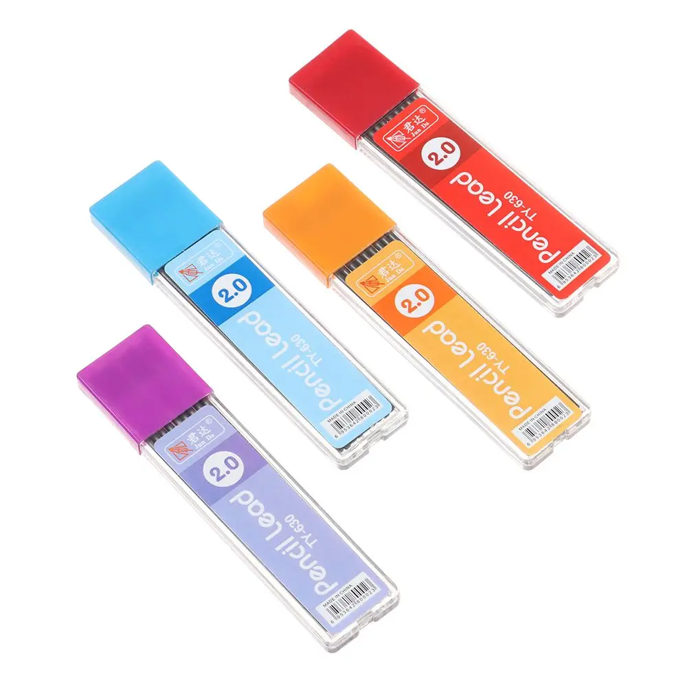 Drawing Writing Painting Art Design Black/Colorful Automatic Lead Pen Mechanical Pencil Refills Cores School Office