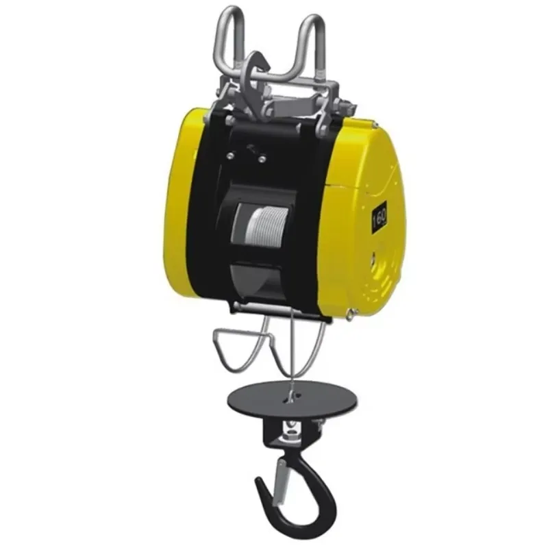 

NEW 1 phase hooked winches 220v small hoist mini hanging electric winch