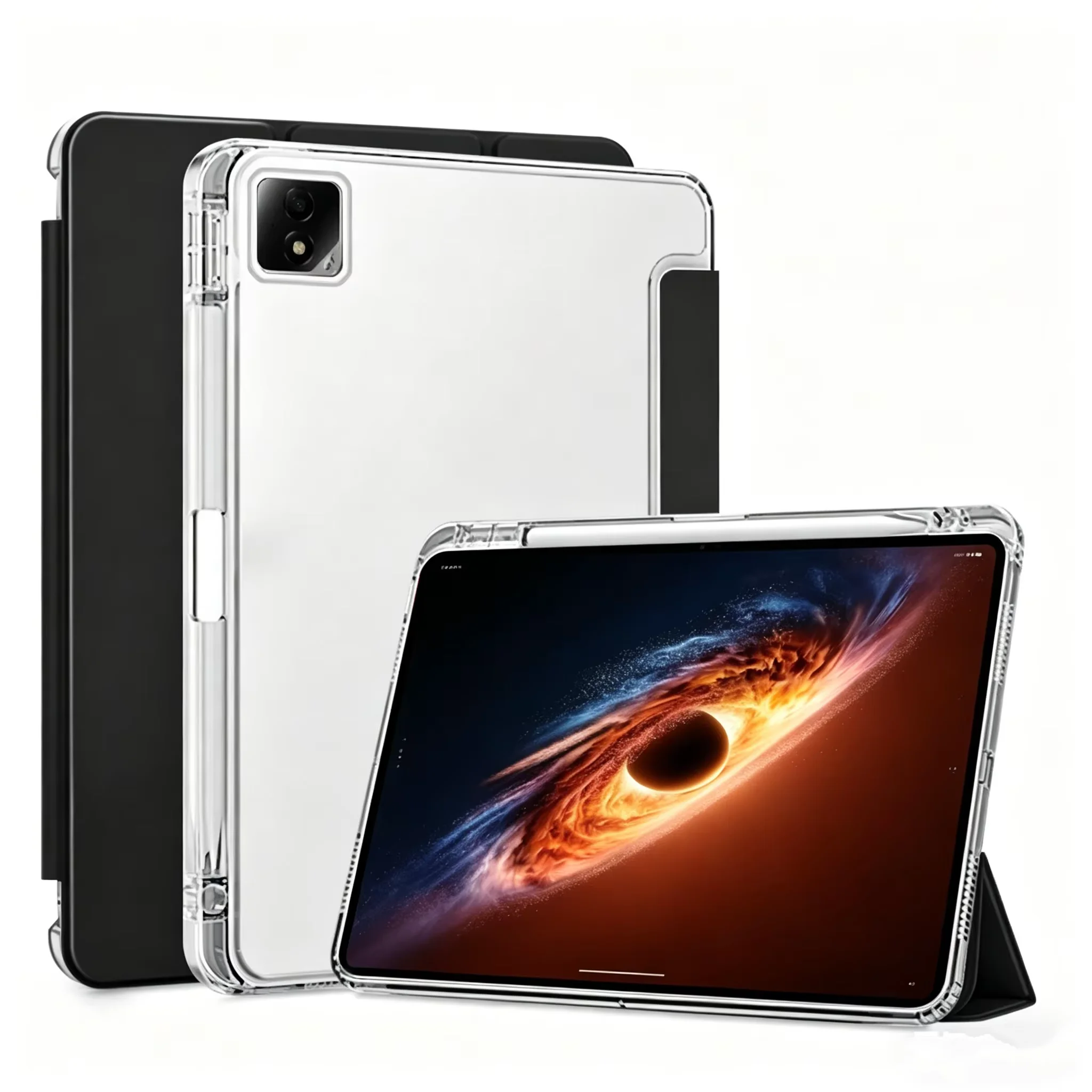 Hülle für Honor Magic Pad 4 12,3 Zoll mit Stifthalter, Klappständer, TPU-Rückseite für Honor Magicpad 4 Magicpad4 12.3 2026 Cover
