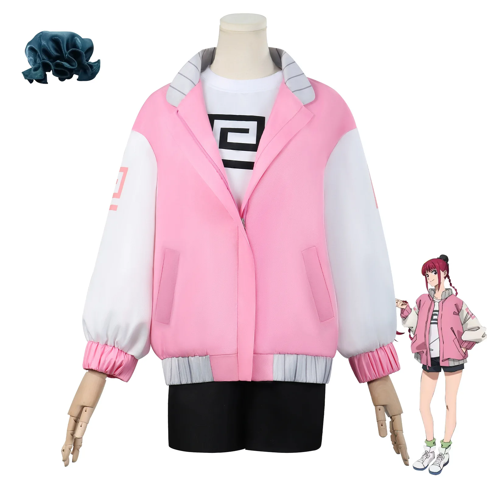 Sakamoto Days Lu Shaotang Halloween Anime Cosplay Costume Character Roleplay Outfit Uniform Suit Party Dress Up Full Set Clothes