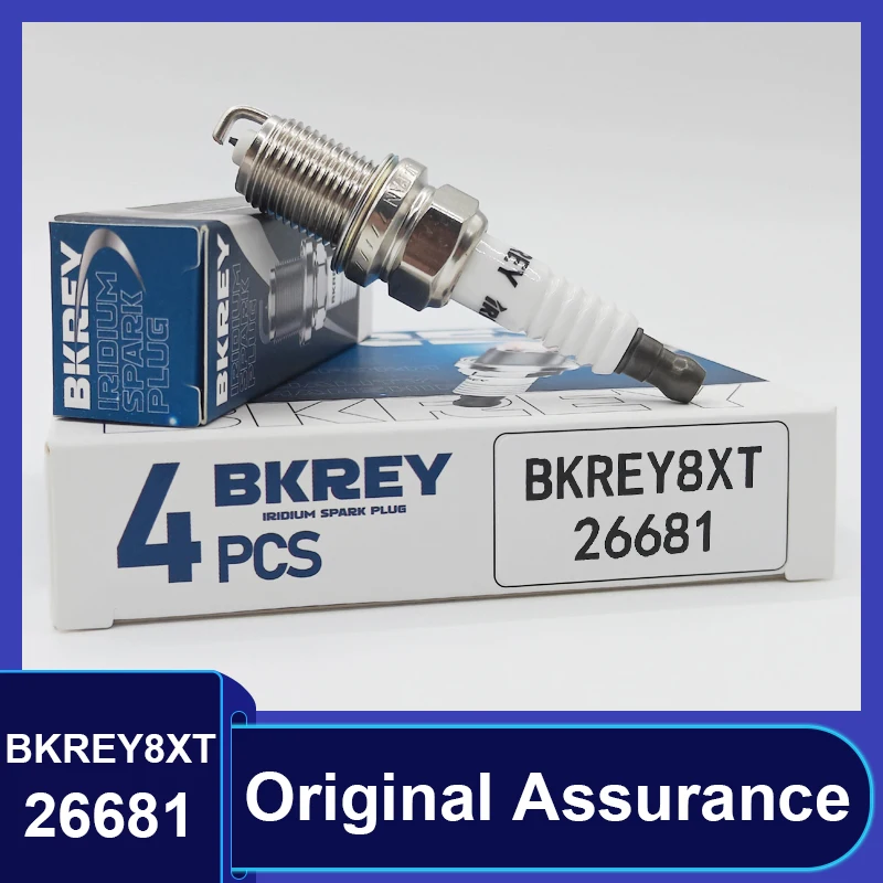 4/20pcs BKR8EIX 2668 Iridium Spark Plug Candles For Audi Volkswagen A3 A4 A5 TT TTS CC Tiguan Jetta Passat For BKREY8XT 26681