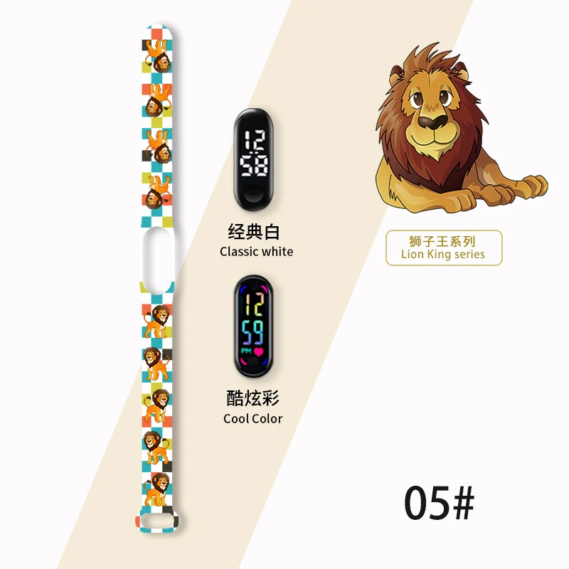 

Disney Lion King Printed Wristband for Xiaomi Mi Band 7 6 5 Wrist Strap Replaceable Bracelet for Mi Band 4 3 Smart Watchband