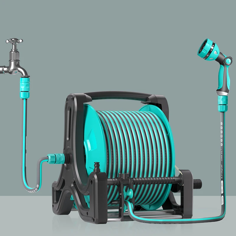 Four Seasons Professional Hot Sale 100ft 30m High Pressure Telescopic Garden Irrigation Hose Reel for Watering and Irrigation