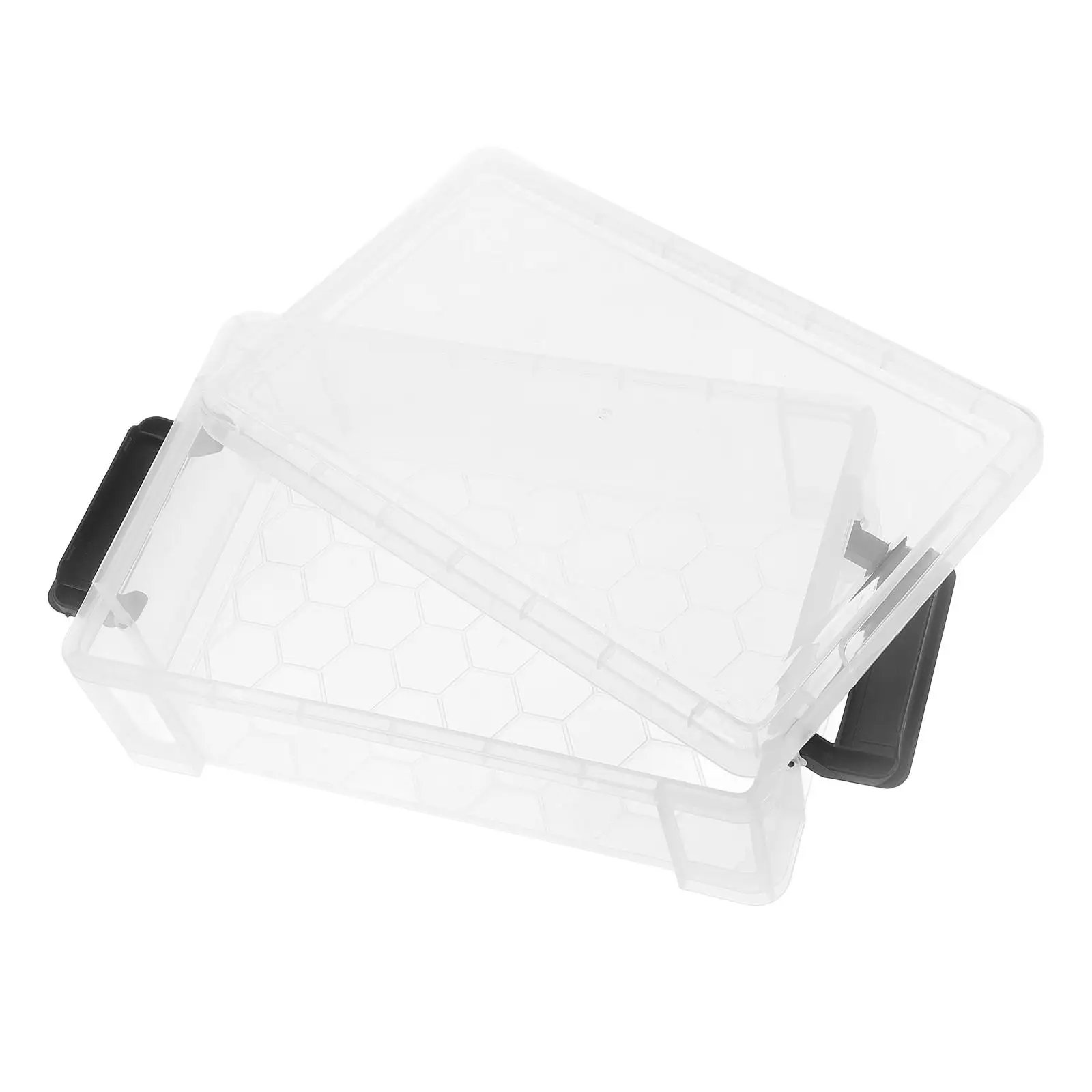 

Transparent Stackable Storage Boxes Clear Plastic Pencil Case Gel Pen Organizer Small Bins Crayon Marker Tape Office Supplies