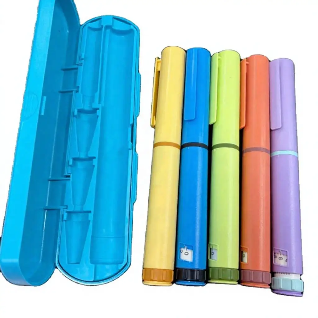 Multi-Color Reusable Durable Eco-Friendly Metal Injection Pen Cartridge Bottle for Skincare Compact Design