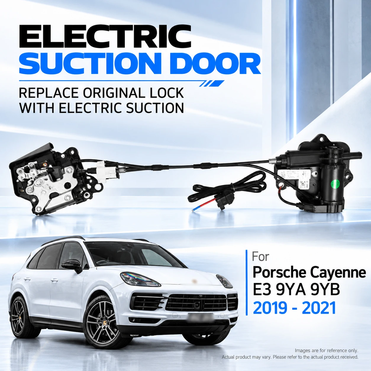 For Porsche Cayenne E3 9YA 9YB 2019-2021 Car Specific Electric Soft Close Door Lock Replacement Kit Auto Suction Door Upgrade