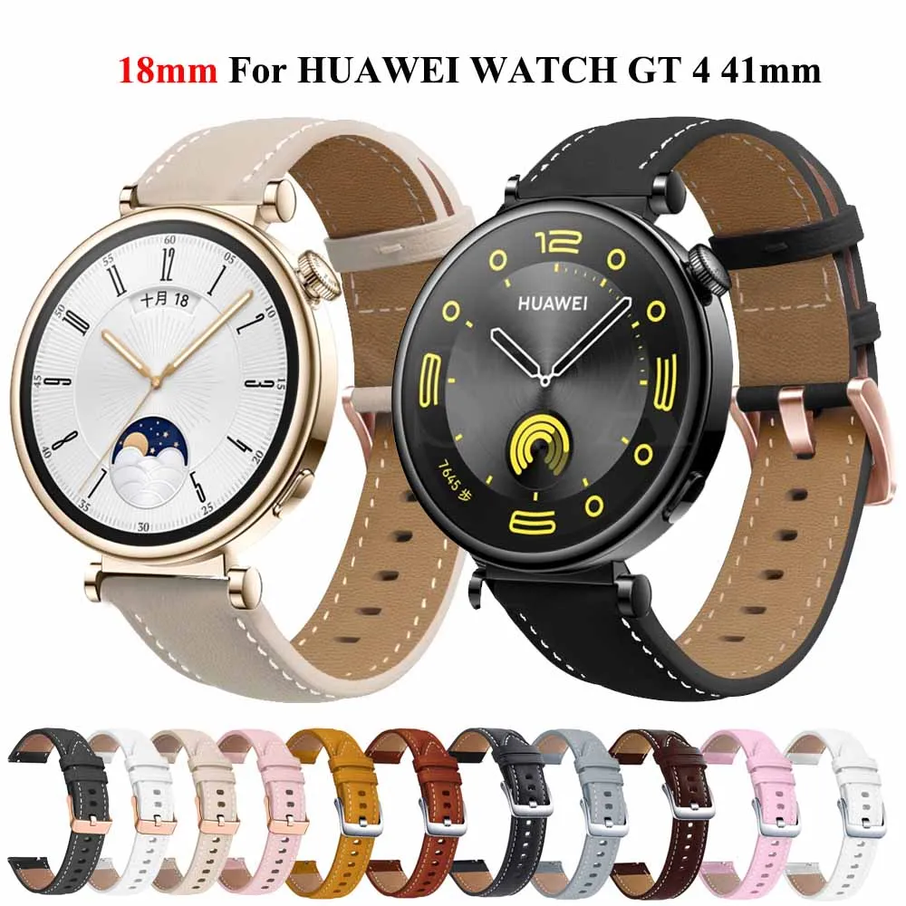 Nowy pasek 18 mm do zegarka HUAWEI WATCH GT 5 GT4 41 mm Bransoletka na rękę do Huawei GT5 Pro 42 mm/Vivoactive 4S 3S Venu 3S 2S Band