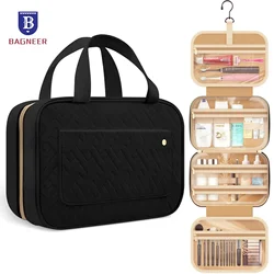 Foldable Toiletry Makeup Bag Women Travel Organizer Hanging Cosmetic Make Up Storage Waterproof Beauty Pouch Men Bathroom Case