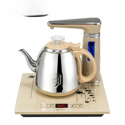 Kettle Electric Fully Automatic Kettle Teapot Set 1L Stainless Steel Safety Auto-off  Kettle Water Dispenser Pumping Stove