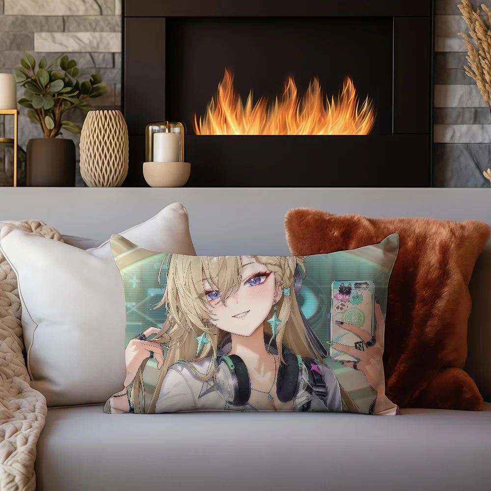 Wuthering Waves LYNAE C B Cushion Cover Sofa Living Room Office Rectangle Pillow Home Coffee Shop Bedding Hit Product