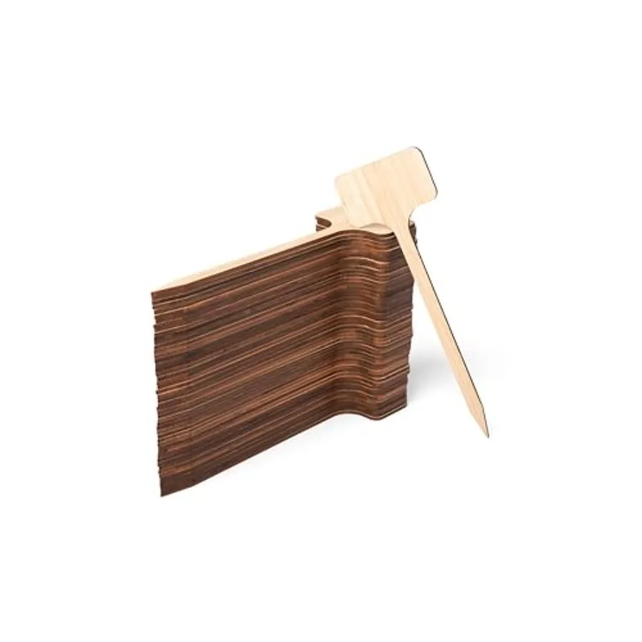 

Бамбуковые колья для растений, 50 шт., удлиненные этикетки для растений, 2,25 x 1,5 x 7 бамбуковых садовых знаков, 50 шт., бирки для растений, идентификации растений St