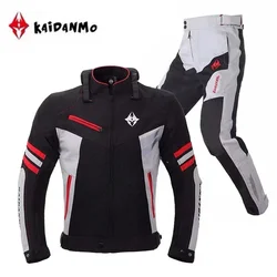 KAIDANMO Motorcyclist Jacket Riding Suit for Men Heavy Motorcycle Fall Rider Windproof and Waterproof Hump for Autumn and Winter