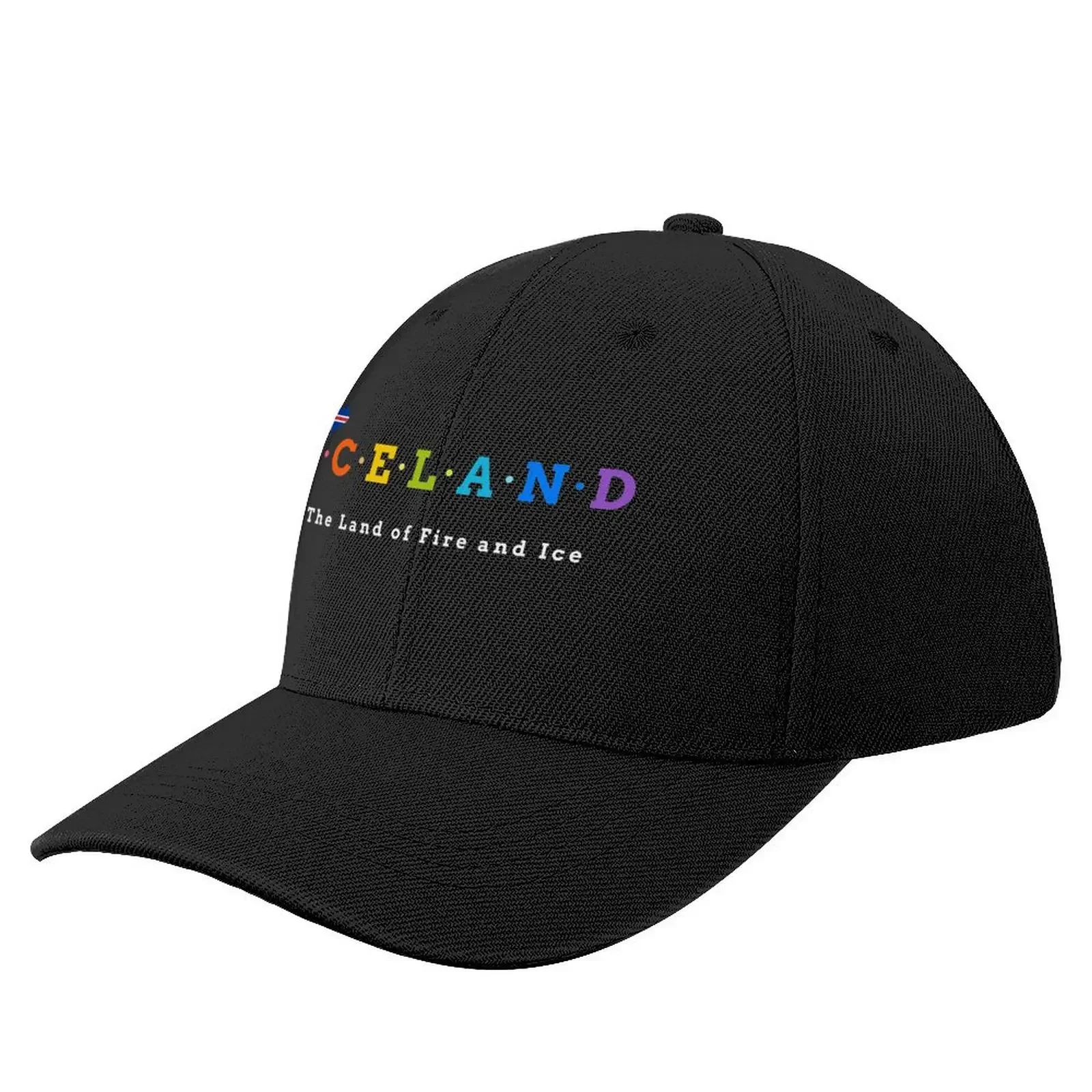 Iceland, The Land of Fire and Ice. (Flag Version) Baseball Cap Beach Outing Dropshipping hiking hat Visor Men's Hats Women's