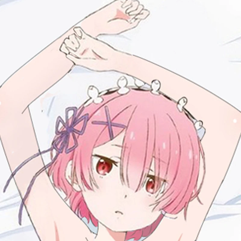 

Dakimakura Anime Pillow Case Ram Double-sided Print Of Life-size Body Pillowcase Gifts