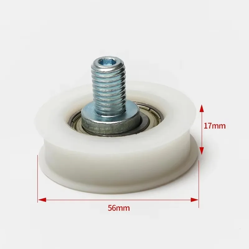 Elevator Spare Parts 56*17*6003 White Elevator Door Hanging Eccentric Wheel