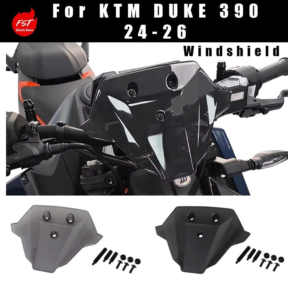 Aftermarket Windschutzscheibe & Instrumentenverkleidung für KTM DUKE 390 2024-2026