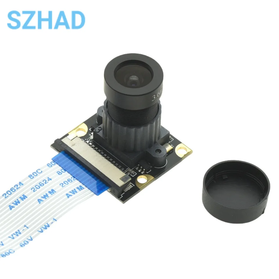 Módulo de cámara ojo de pez gran angular Raspberry Pi 5MP OV5647 - 1080P HD con ángulo de visión de 70/95/160 grados