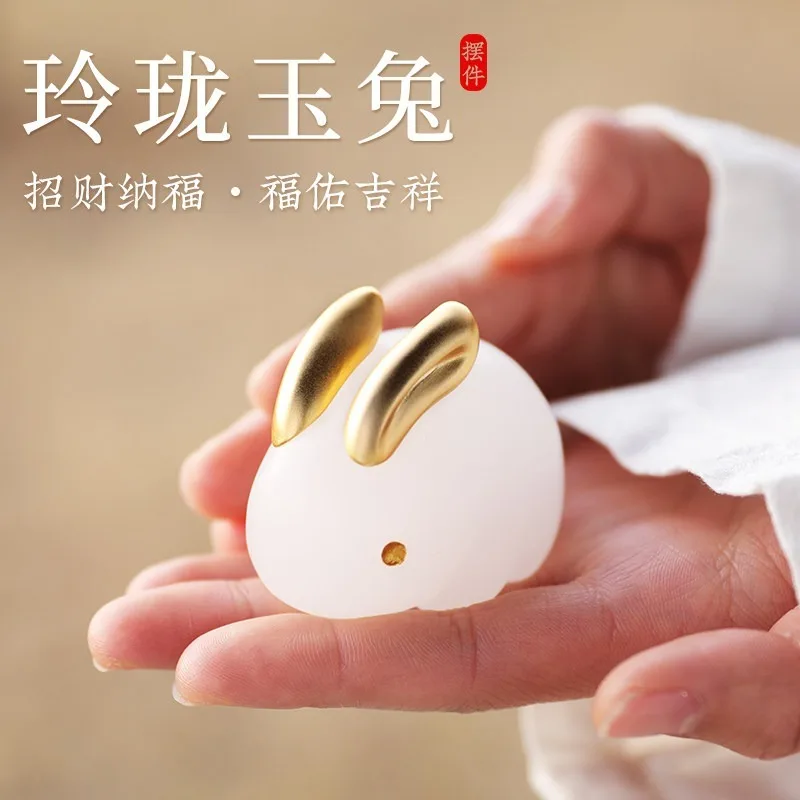 Birthday gifts for girls, couples Qixi Festival, cute zodiac rabbit ornament gifts