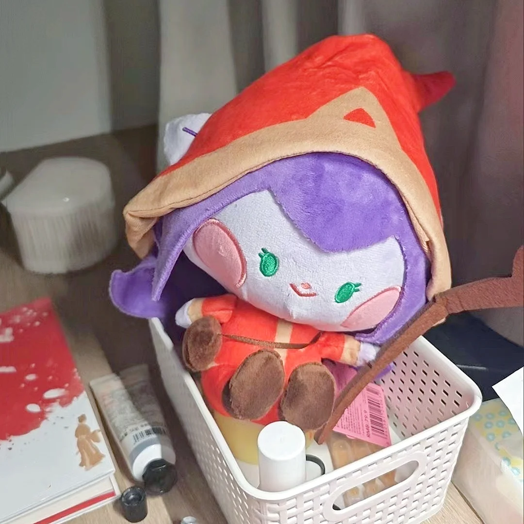 

Hot Yuumi Lulu Fluffy Doll League Of Legends Mobile Game Co Branded Hug Pillow Sitting Posture Cute Decoration Christmas Gifts