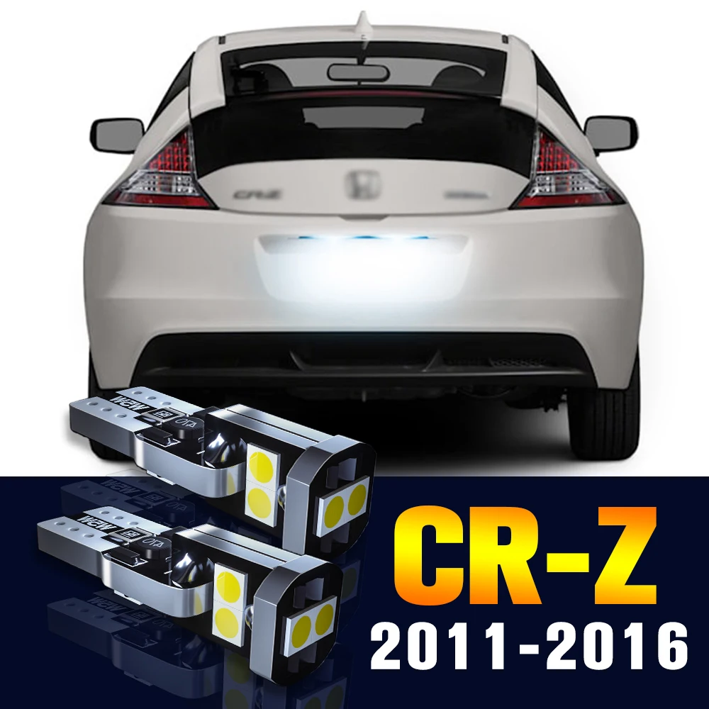 

2pcs LED License Plate Light Bulb Number Lamp For Honda CR-Z CR Z CRZ 2011-2016 2012 2013 2014 2015 Accessories