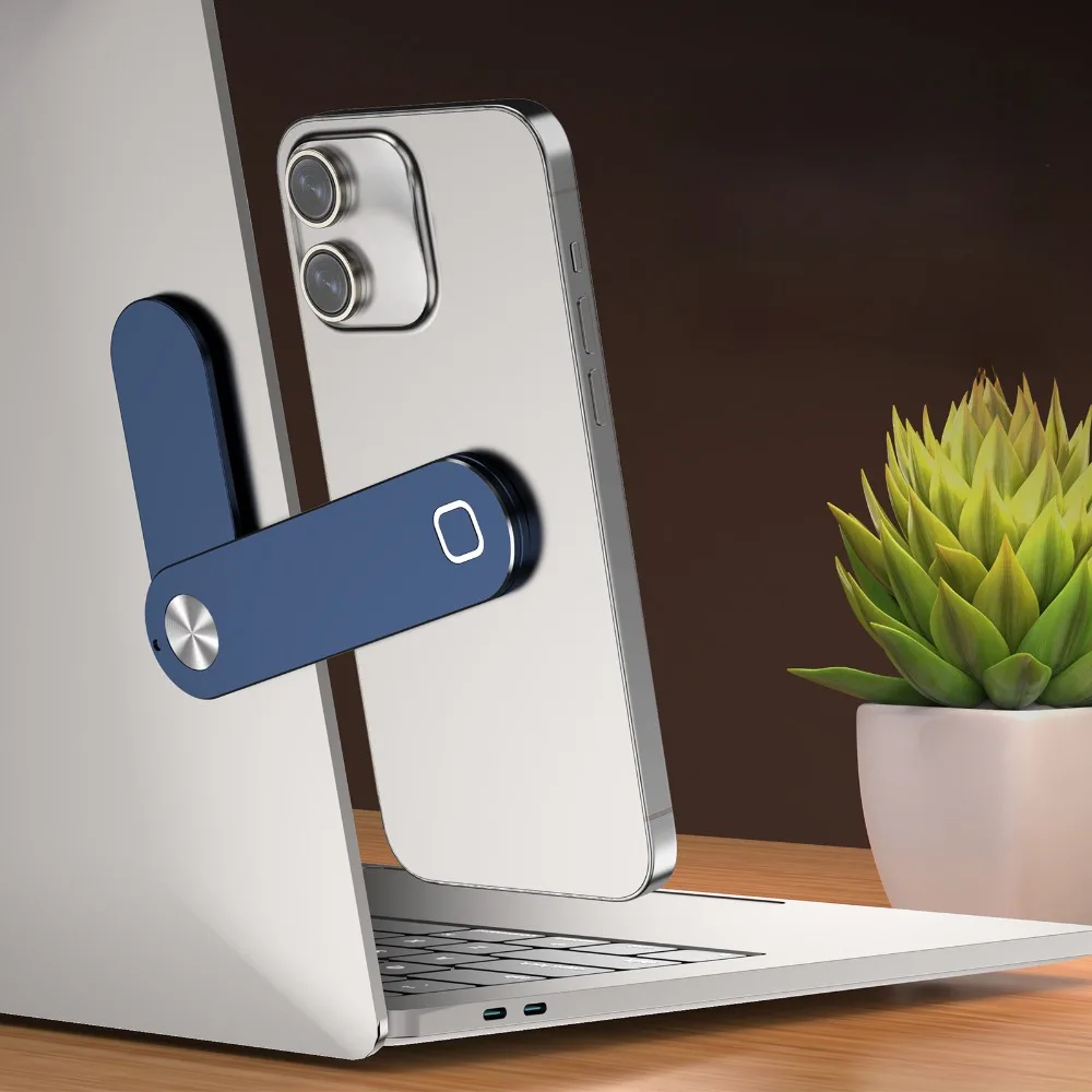 

Магнитный держатель телефона из алюминиевого сплава, двойной экран ноутбука, расширяющая подставка, складной боковой кронштейн для мобильного телефона ipad