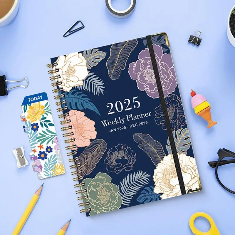 2025 Planner Notebook A5 Daily Tasks Note Daily Tasks And Goal Setting Daily To Do List Planner Weekly Monthly Note Book Coil