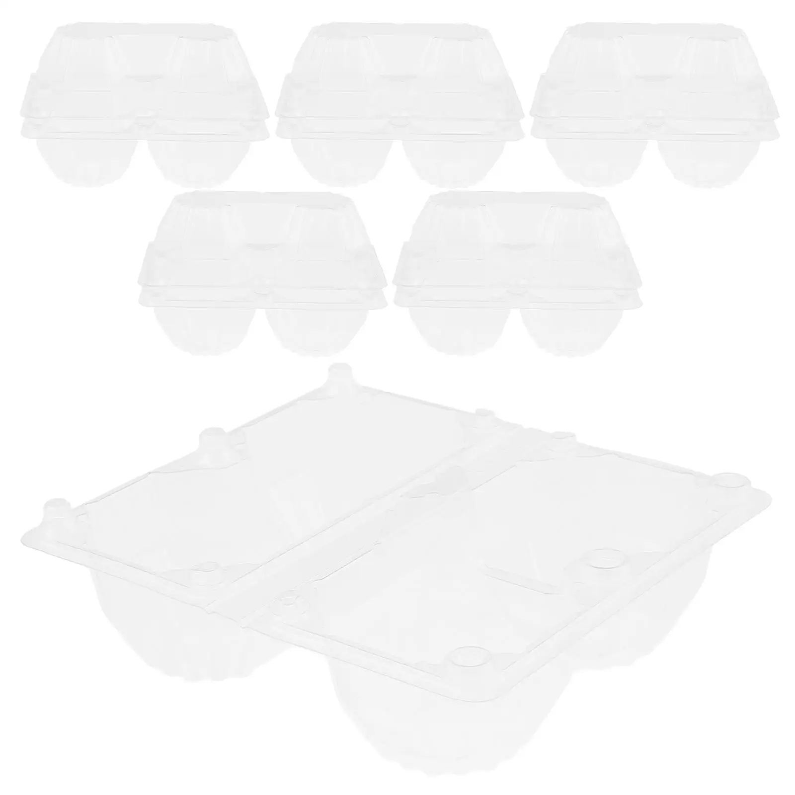 

Goose Egg Packaging Box Clear PVC Large Size Storage Display Tray Empty Carton Fridge Bulk Plastic Egg Holder Multi Cartons