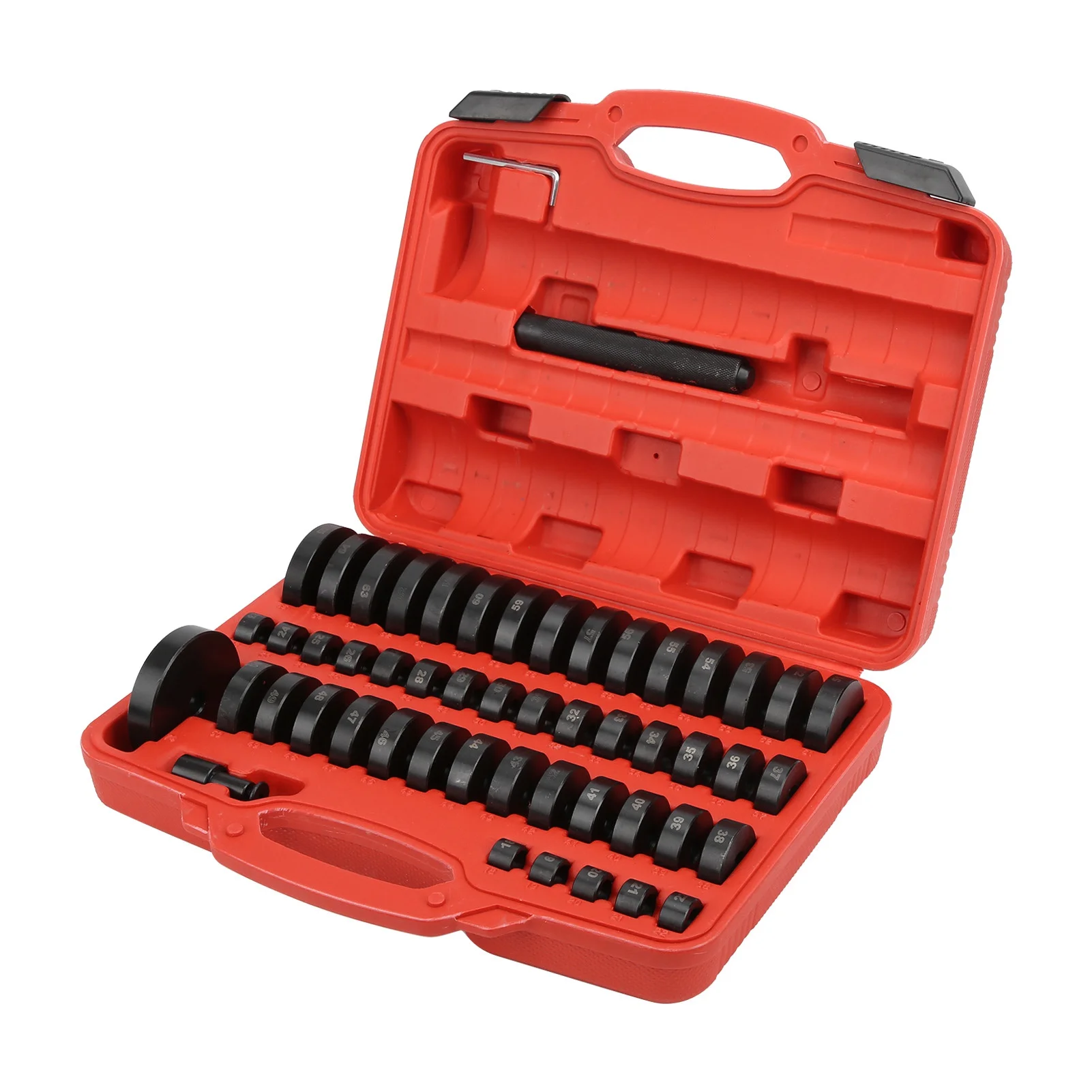 

56Pcs Bushing Removal Puller Set - Oil Seal & Wheel Bearing Install Tool Kit - Overseas Warehouse Stock