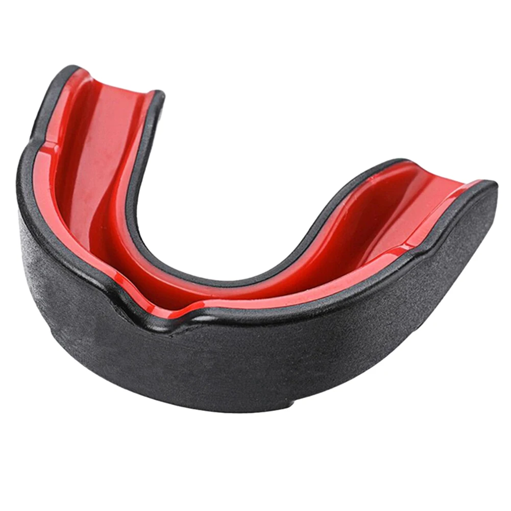 Kids Boxing Gum Shield with Storage Case Mouth Protector Double Colored Sports Mouth Guard for Boxing MMA Kickboxing Muay Thai
