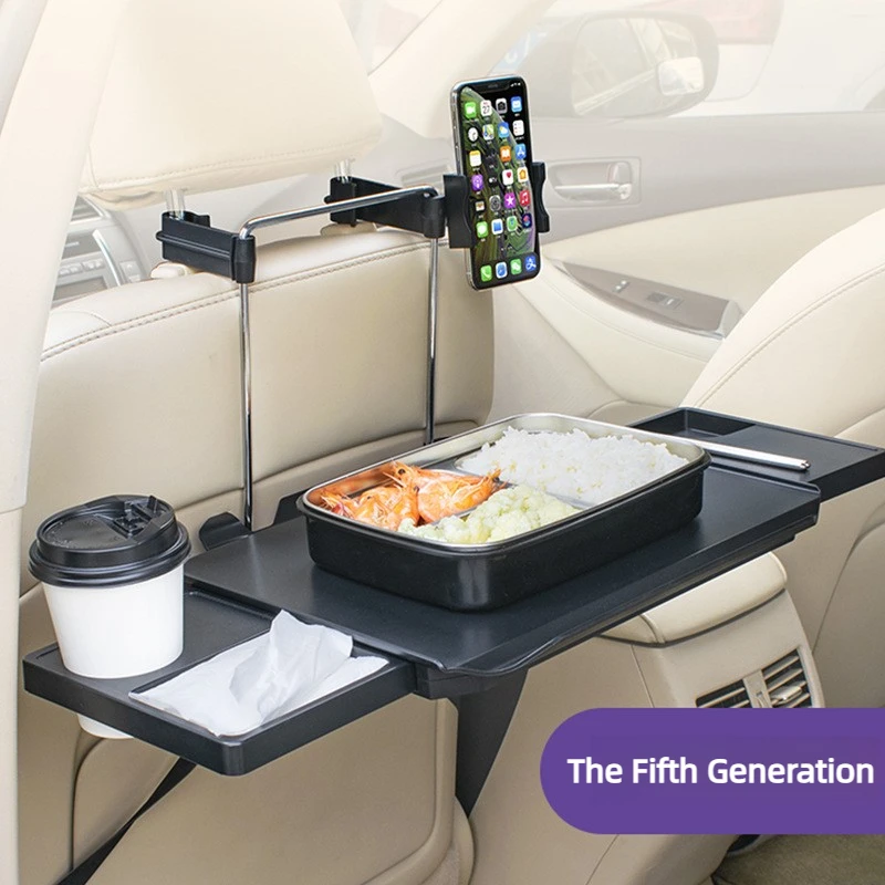 

Exquisite Car Steering Wheel Table-Laptop Stand for New Energy Vehicle Seats, Essential Auto Accessory for White-Collar Workers