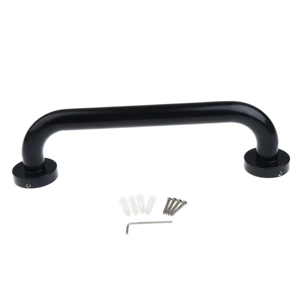 Secure Bathroom Grab Bar Space Aluminum Shower Handle Anti Rust Safety Rail for Home and Elderly
