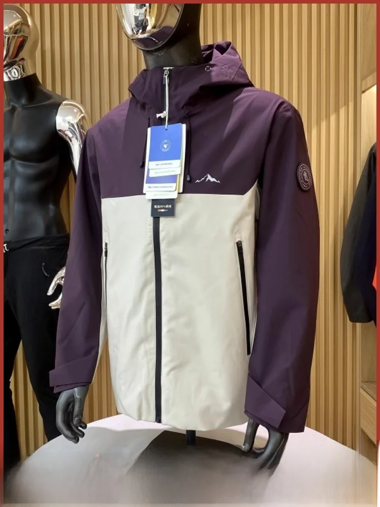 

Tee-in-One Detachable Goose down Inner Vest Waterproof Outdoor Windproof down Jaet Polyester Fiber Zipper Closure Men's J...