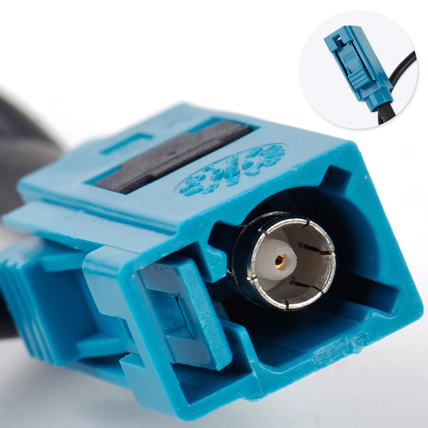 2x 8-calowy kabel RCA Fakra do kamery cofania Adapter parkingowy do Mercedes Benz Ford-L94A