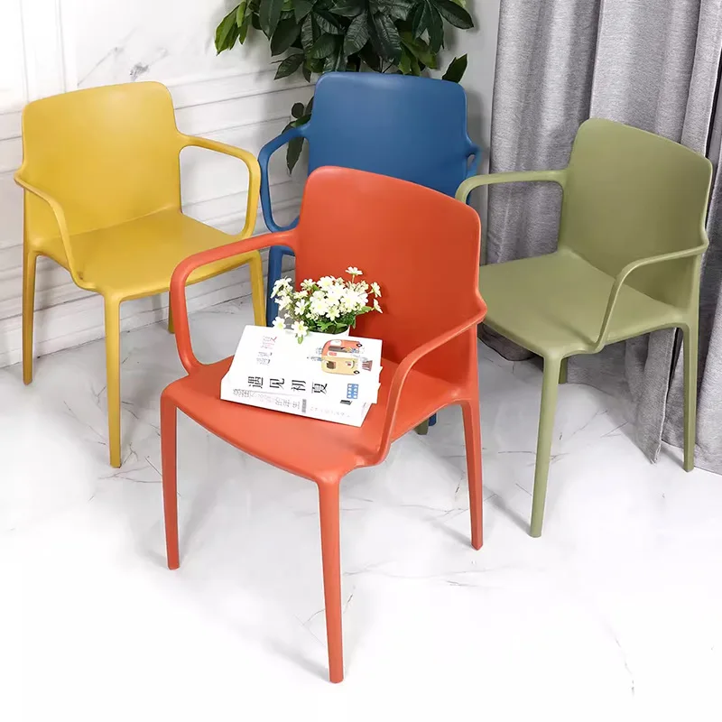 Customizable Nordic Plastic Chair