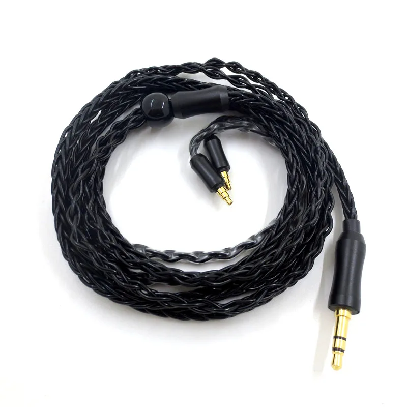 Cable de Audio de repuesto para auriculares Sennheiser IE40PRO, Cable de actualización, Cable de extensión de auriculares (negro)