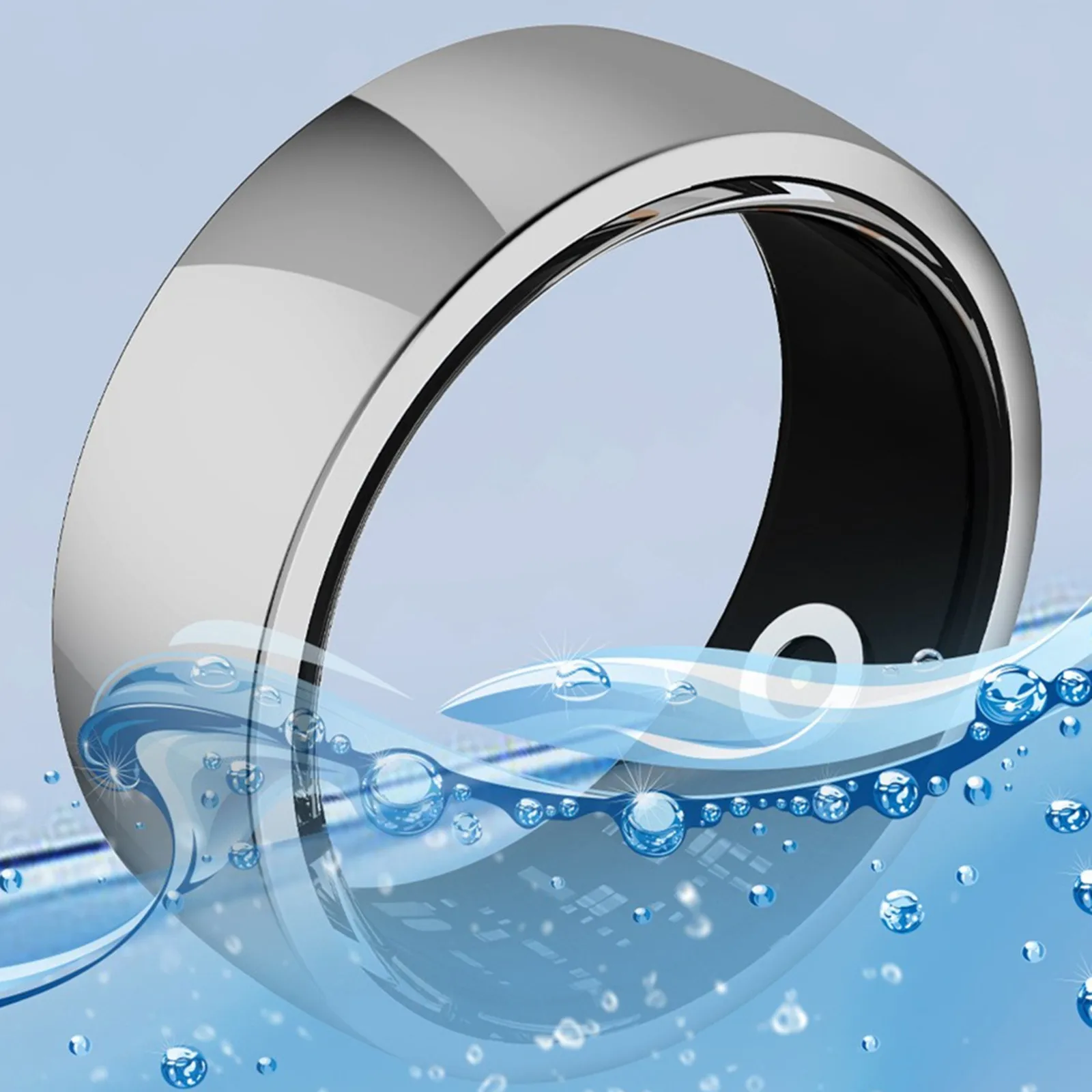 Waterproof Bluetooth Smart Ring Health Monitoring Sport Fitness Tracker Heart Rate Blood Oxygen Sleep Remote Control Take Photos