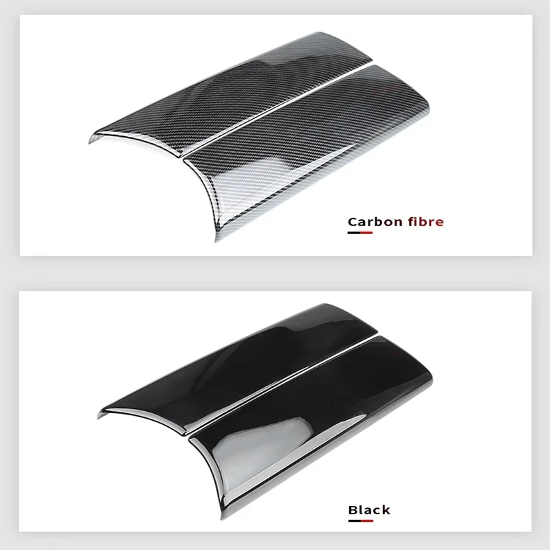 For Mercedes Benz C E Class W205 W213 GLC X253 Car Interior Stowing Tidying Armrest box Panel Stickers Cover Trim Accessories