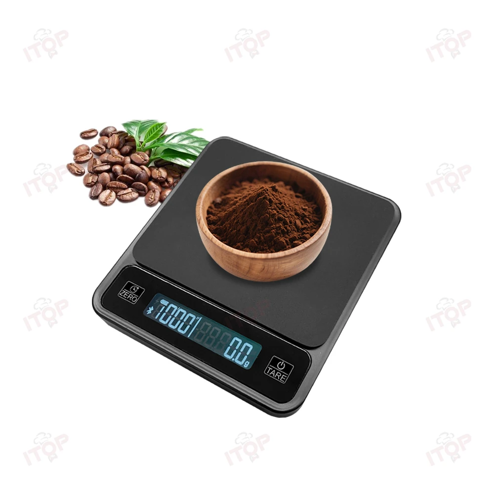 STLF JW 도매 미니 커피 디지털 저울 2kg/0.1g 고정밀 커피 저울 타이머 LED 고화질 디스플레이 포함