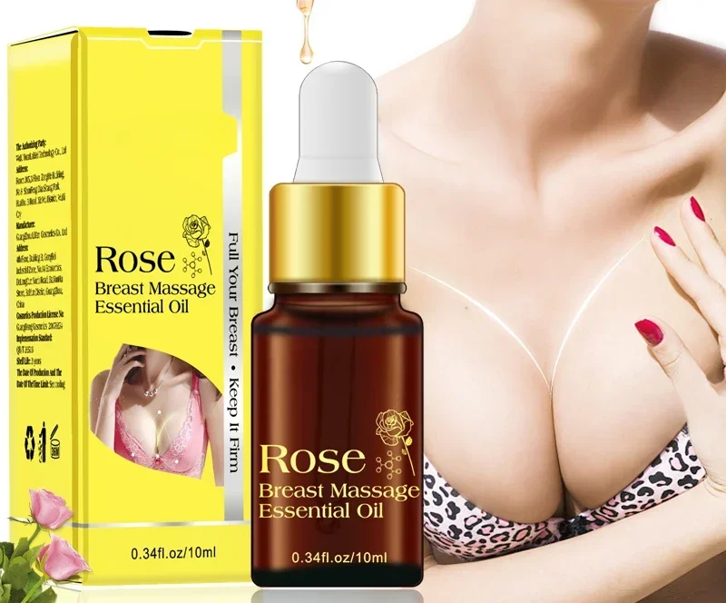 Rose Plant Breast Enhancer Massage Oil Attractive Breast Lifting Size Up Enlarge Firming Bust Breast Enlargement Treatment