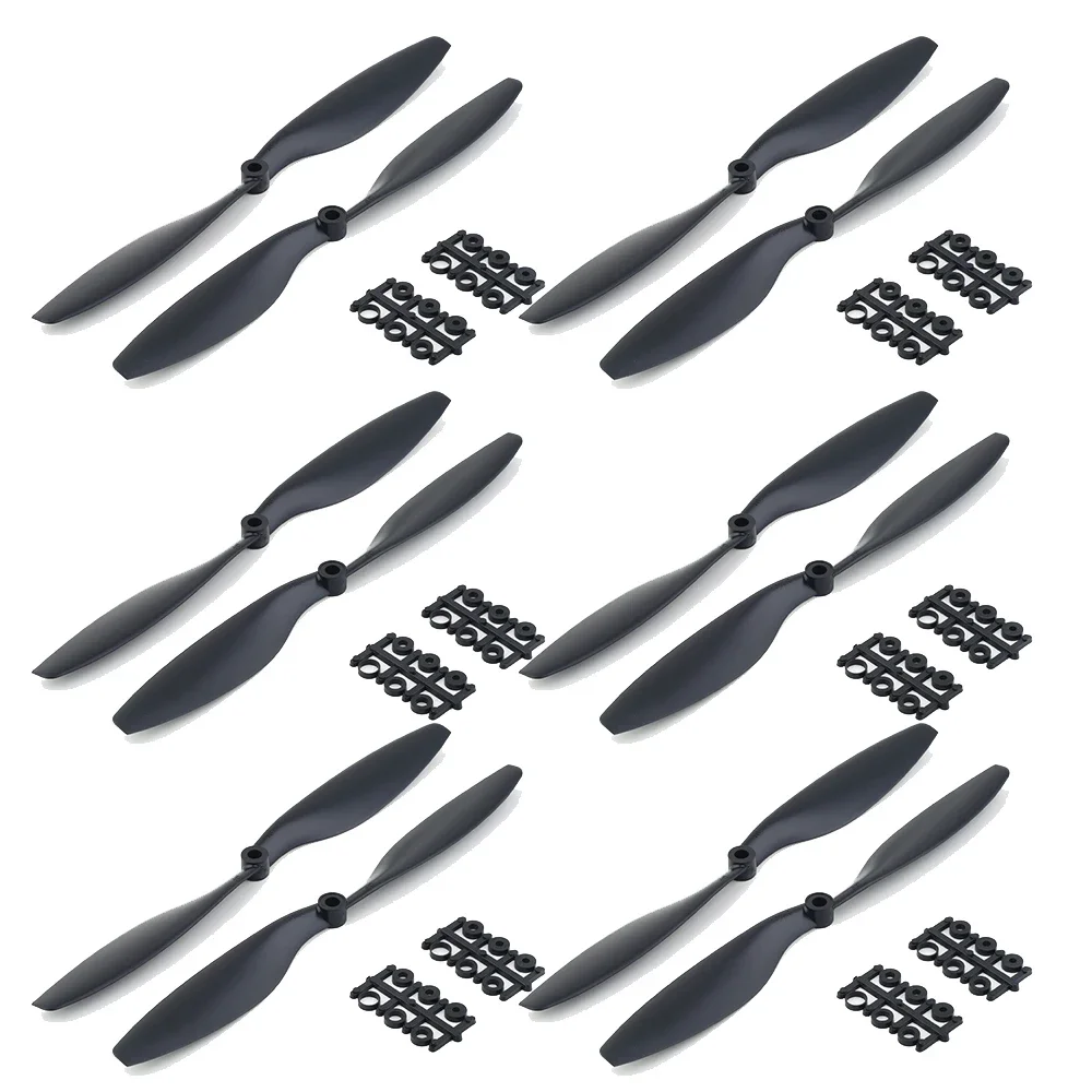 In Stock 6pairs/lot 1045 Propeller 10inch Wing CW CCW 10*45 for DJI F450 F550 Drone DIY Quad-copter Propeller RC Blade Spare