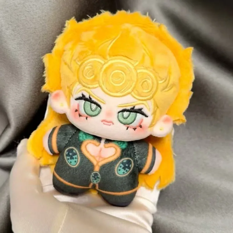 JoJo's Bizarre Adventure Giorno Giovanna Mini Cotton Plush Doll Anime Character Soft Stuffed Pendant Collectible Gift Anime Fans