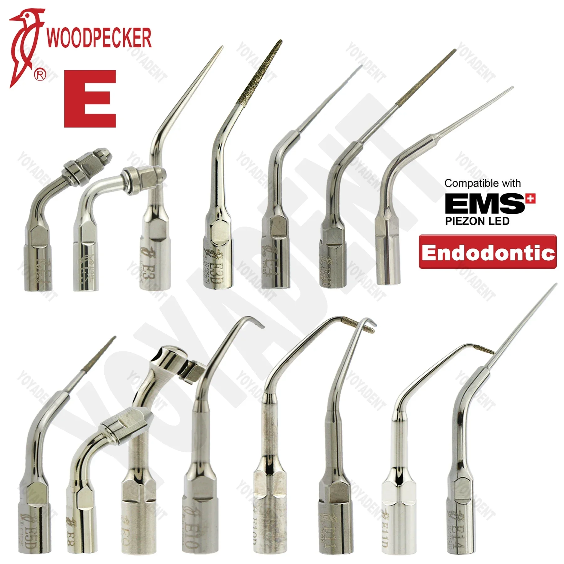 Woodpecker DTE Dental Ultrasonic Scaler Tips Endodontics Scaling Tips  Medical Fit EMS SATELEC NSK Dentistry Products