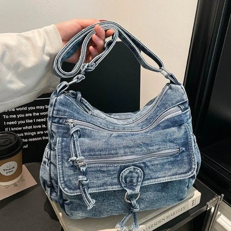 Fashionable Designer Diaper Bag Ladies Shoulder Messenger Bag Vintage Trendy Classic Solid Color Leather Elegant Handbags