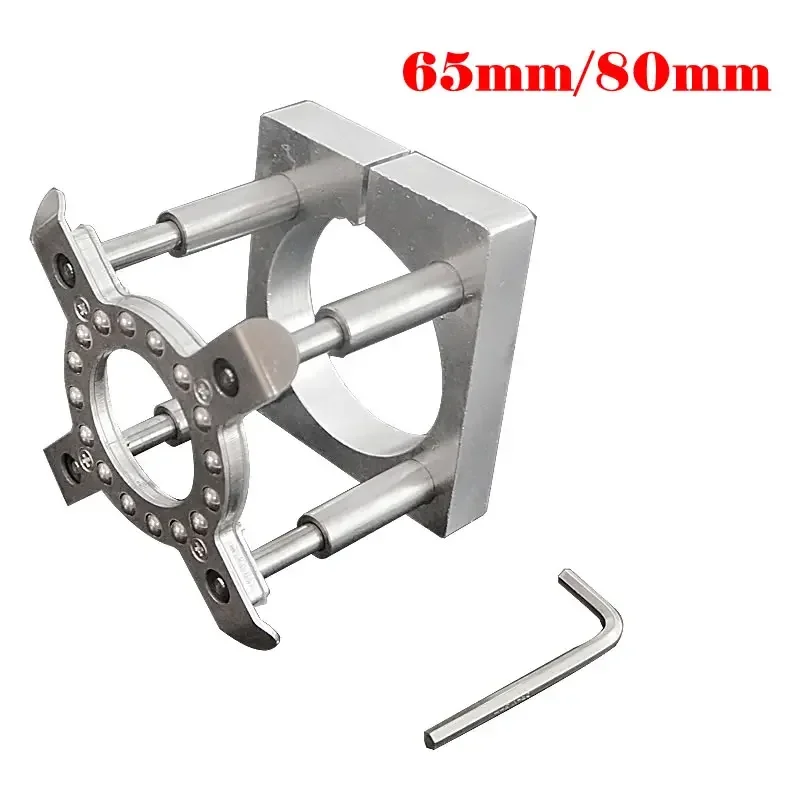 CNC Spindle Press Plate 65mm 80mm Floating Pressure Feeder DIY Parts Clamp for CNC Milling Engraving Machine Wood Metal Router