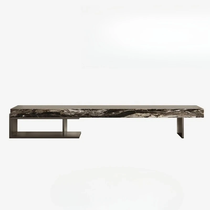 

Итальянская каменная плита, ТВ-шкаф, гостиная, домашнее освещение, роскошный высокий смысл, новый ТВ-шкаф, продвинутый смысл, простой ветер