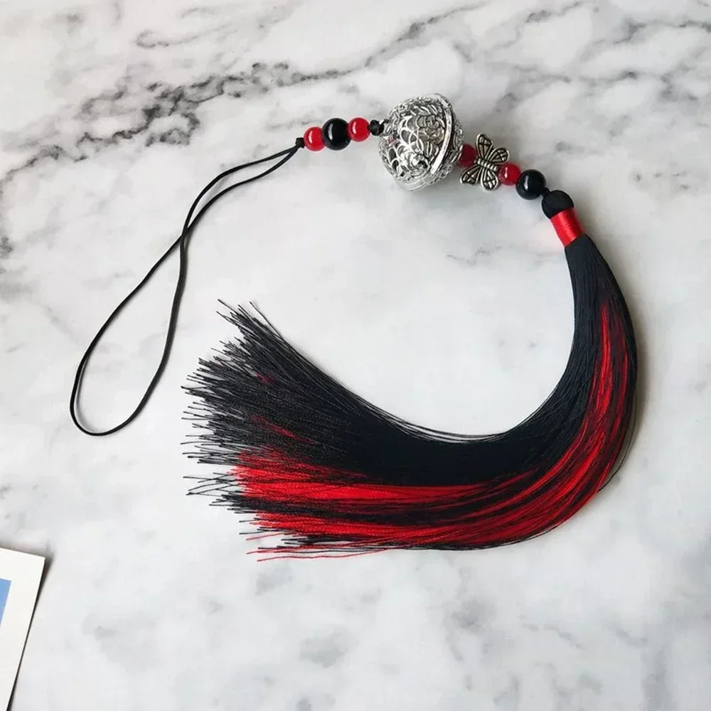 Anime Grandmaster of Demonic Cultivation Cosplay Mo Dao Zu Shi Wei WuXian Lan WangJi Lover Tassel Bells Keychain Waist Props