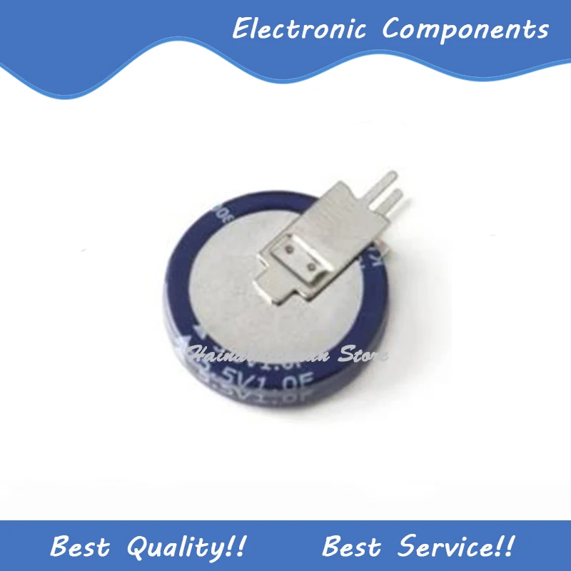 10 Pcs/Lot SE-5R5-D105VYV 5.5V 1F V Type Supercapacitor New and Original In Stock