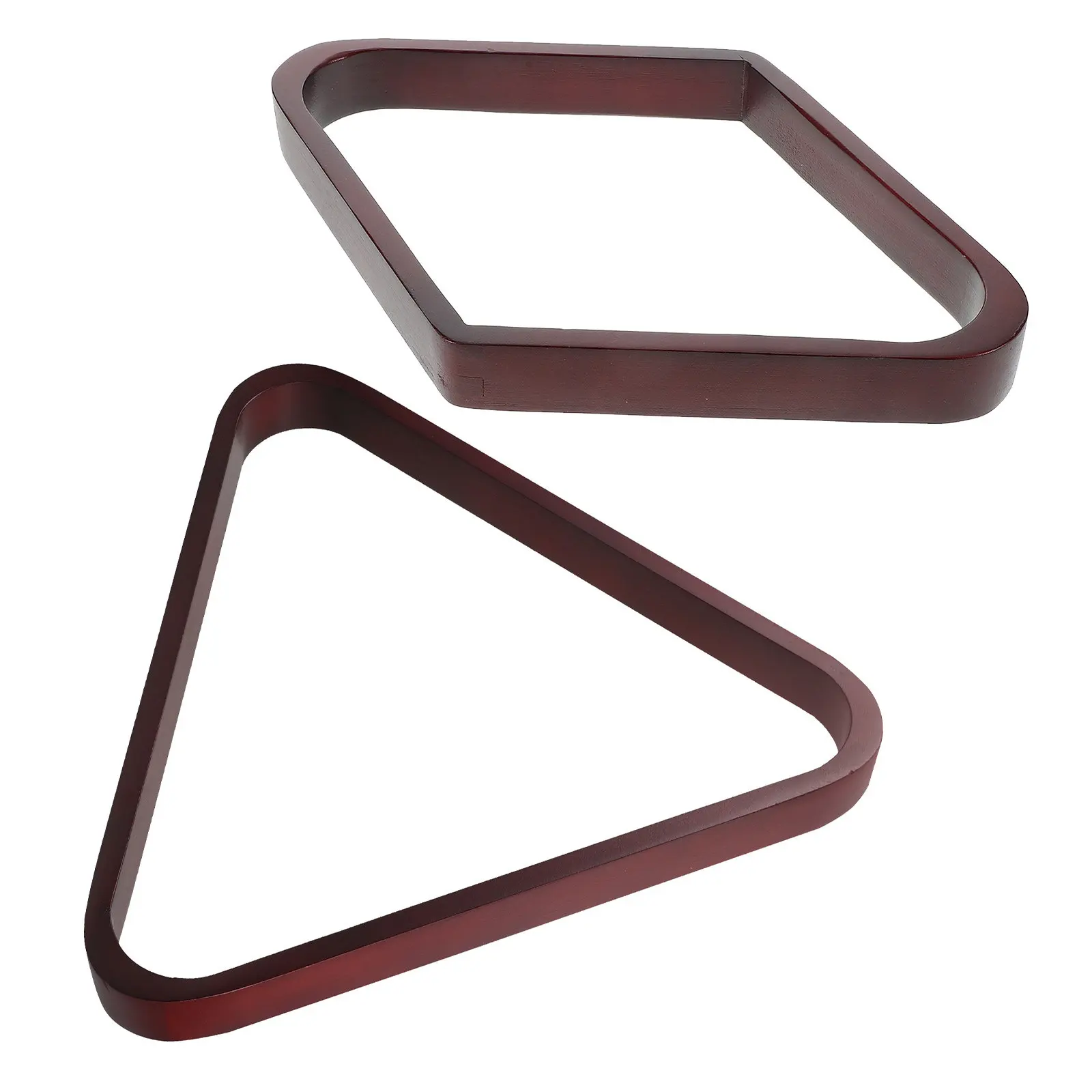 

Набор из 2-х треугольных держателей для бильярдных шаров из массива дерева (ромб и треугольник) для 9-шарового бильярда и снукера, профессиональные аксессуары для бильярдного стола